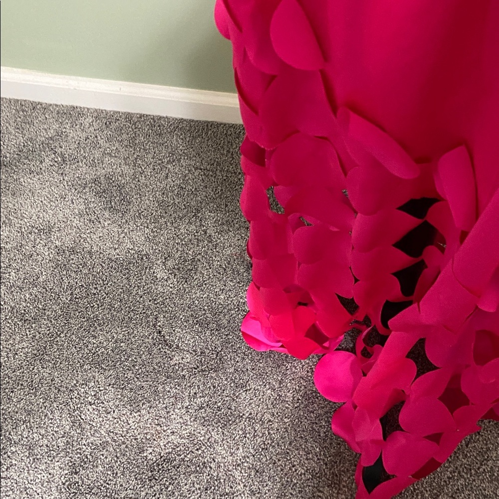 Vibrant Pink Cutout Dress